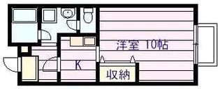ベルシオン旭ヶ丘【2階】の間取り