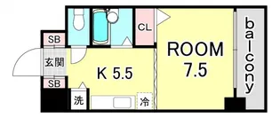 広島県広島市中区竹屋町【一戸建】の間取り