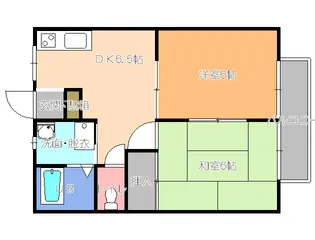 栃木県宇都宮市雀の宮5【アパート】の間取り