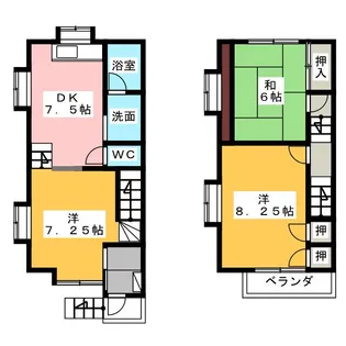 静岡県掛川市高田【一戸建】の間取り