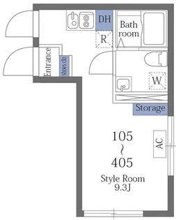 ヴァンテジオ蒲田【2階】の間取り