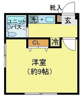 スプラウト北赤羽【4階】の間取り