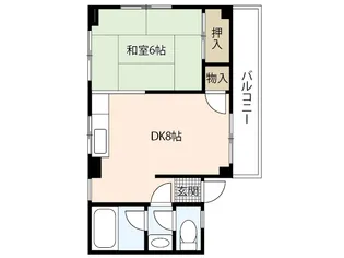 ライブ矢野【3階】の間取り