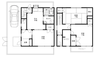 東京都練馬区貫井3【一戸建】の間取り