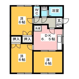ルネッセミツイシ田村【1階】の間取り