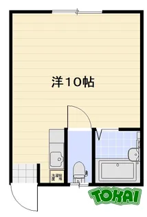 メゾンドフルールII【1階】の間取り