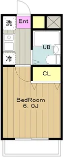 スカイコートよみうりランド【3階】の間取り