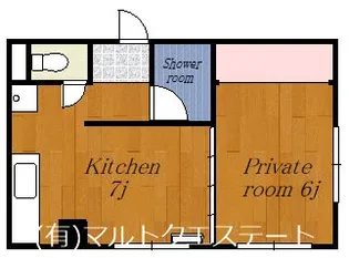 サウスオリーブ【1階】の間取り
