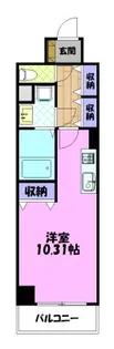ラミューズ宇都宮【10階】の間取り