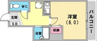 テンボス丸山II【2階】の間取り