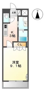 ラティール【1階】の間取り
