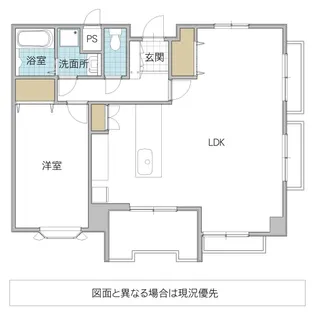 エスペランス大みか【5階】の間取り