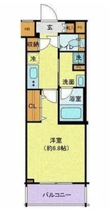 東京都大田区西六郷4【マンション】の間取り