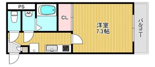 モダンアパートメント枚方三矢町【3階】の間取り
