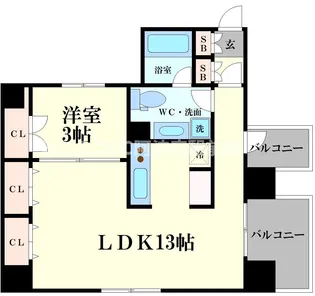 ラクメンビル【6階】の間取り