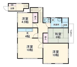 ジャパンビル大船【2階】の間取り