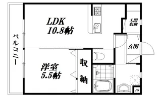 静岡県浜松市中央区西浅田1【マンション】の間取り