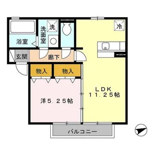 アルペジオ久原 A棟【2階】の間取り
