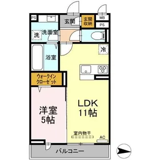 フェールⅡ【3階】の間取り