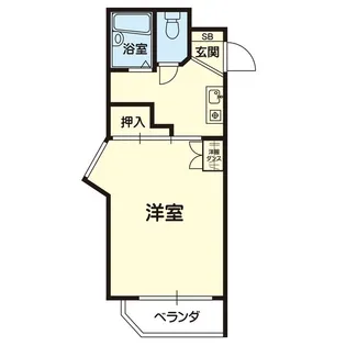 アレグリア黒髪【3階】の間取り