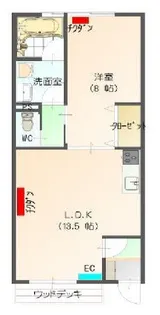 すまいる18番館【1階】の間取り