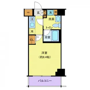 プレール・ドゥーク潮見【2階】の間取り