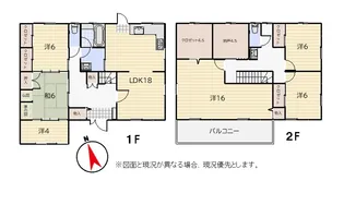三重県松阪市駅部田町【一戸建】の間取り