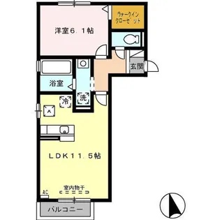 ジークレフ【1階】の間取り