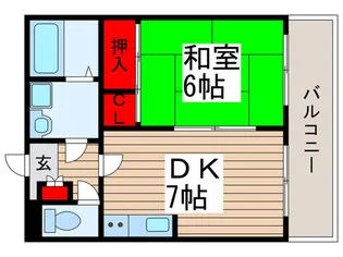 桜フラッツ【2階】の間取り
