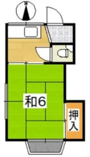 恒栄コーポ【2階】の間取り