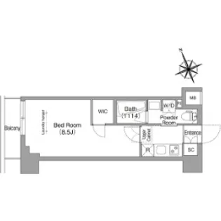 東京都江戸川区東葛西6【マンション】の間取り