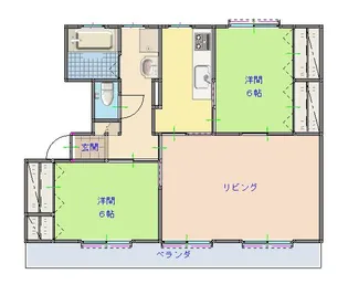 ルノン【2階】の間取り