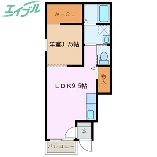 シエル【1階】の間取り