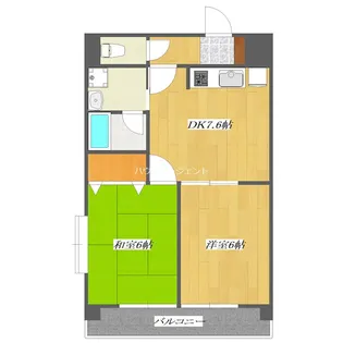 メゾン・ド・フォレ【4階】の間取り