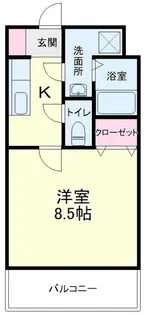 静岡県浜松市中央区和合町【マンション】の間取り
