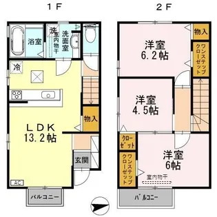 プラン B棟 IIIの間取り