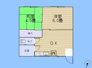 コーポ延寿【2階】の間取り