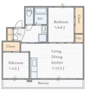 Skycrestながい2号棟【1階】の間取り