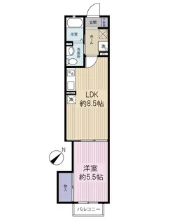 ベルメゾンT【1階】の間取り