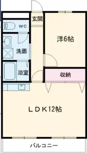 宮本マンション【1階】の間取り