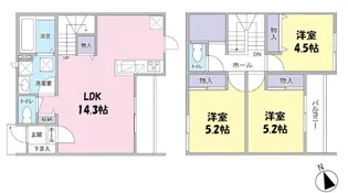 Belle Leadユリダイの間取り