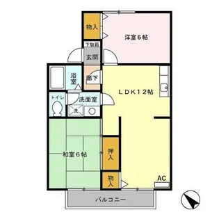 埼玉県さいたま市見沼区堀崎町【アパート】の間取り