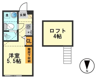 ハーモニーテラス西瑞江【2階】の間取り