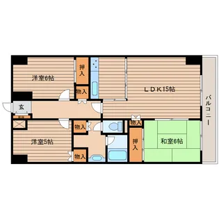 クレセール千葉【2階】の間取り