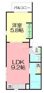 マリンテラス逗子葉山【2階】の間取り