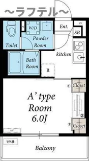 リブリ・TSH【3階】の間取り