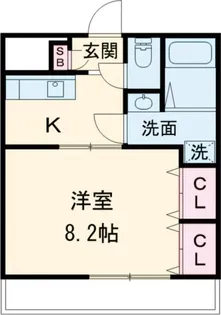 ピアーチェII【1階】の間取り