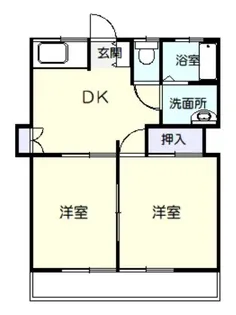 サンガーデン【2階】の間取り