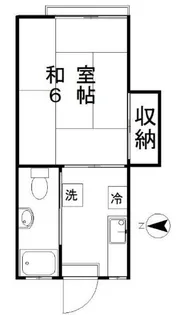 笹川荘【1階】の間取り