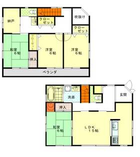 埼玉県さいたま市北区吉野町2【一戸建】の間取り